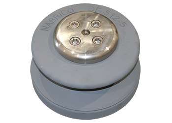 NABRICO DF-512-5 / DF-511-5 Single Roller Button Chock