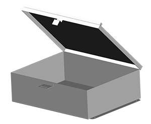 NABRICO - DF-555/556 Stainless Steel Document Box/Desk