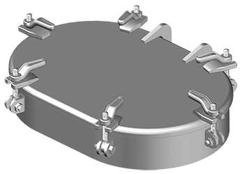 NABRICO DF-686-5 Raised Watertight Hatch