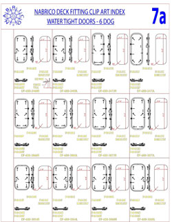 NABRICO Clipart 7a - DF-600 6 Dog Doors