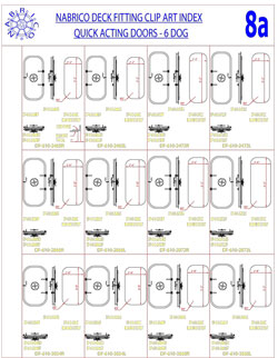 NABRICO Clipart 8a - DF-610 6 Dog Doors